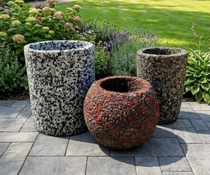 Вазоны из архитектурного бетона