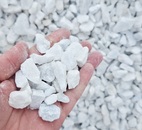 Щебень белый мраморный