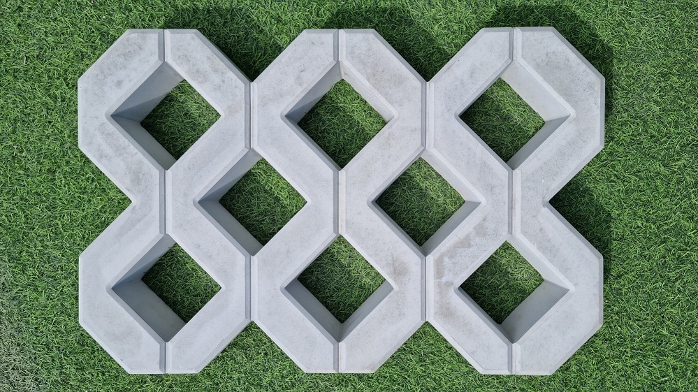 Тротуарная плитка "Газонная решётка "ЭКО"