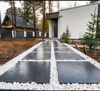 Щебень белый галтованный