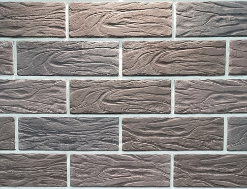 Фасадная термопанель с фактурным бетонным кирпичом «Элегантный»