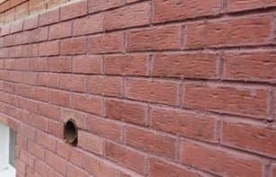 Фасадная термопанель с бетонным рельефным кирпичом