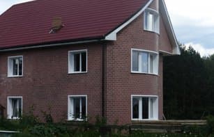 Фасадная термопанель с фактурным бетонным кирпичом «Элегантный»