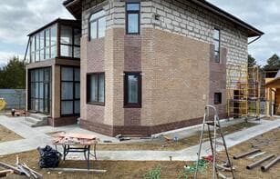 Угловой элемент к термопанели с кирпичом