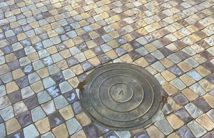 Римский брук Веерная укладка