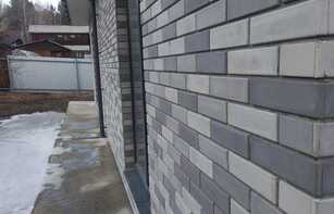 Фасадная термопанель «Старый кирпич»