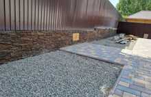 Брусчатка Европейская коричневый серо-голубой жёлто-оранжевый