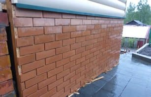 Фасадная термопанель с фактурным бетонным кирпичом «Элегантный»