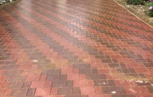 Брусчатка Европейская красно-коричневый и коричневый