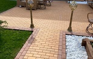 АНТИЧНАЯ БРУСЧАТКА С РОВНОЙ ПОВЕРХНОСТЬЮ