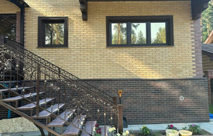 Фасадная термопанель «Гладкий кирпич»