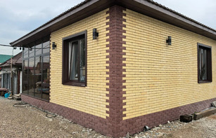 Фасадная термопанель "Баварская кладка"