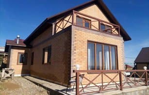 Фасадная панель "Баварская кладка (разноцветный кирпич)"