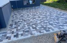 Античная комплект неокрашенный серо-голубой-графитовый