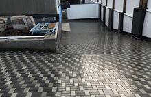 Античная неокрашенный тёмно-серый и серо-голубой