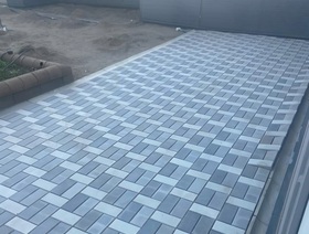 Античная неокрашенный тёмно-серый и серо-голубой