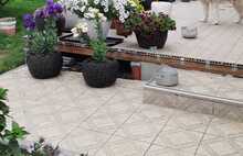 Квадрат греческий светло-бежевый