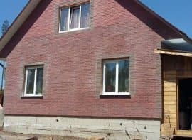 Фасадная термопанель «Гладкий кирпич»