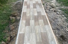 Корабельная доска светло-ореховый и светло-бежевый