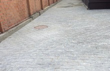 Мостовая серый мрамор