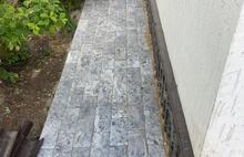 Мостовая серый мрамор