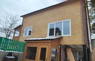 Фасадная термопанель с бетонным рельефным кирпичом