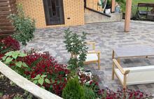 Брусчатка Немецкая бежево-серый и светлый-антрацит