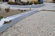 Римсий брук бежевый мрамор и серо-голубой