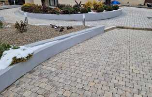 Римсий брук бежевый мрамор и серо-голубой