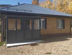 Термопанели жёлтый гладкий кирпич