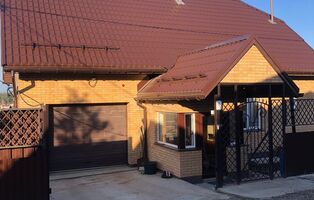 Фасадные термопанели с плиткий гладкий кирпич желто-оранжевого цвета