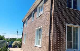 Фасадная термопанель с фактурным бетонным кирпичом «Элегантный»