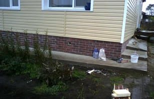 Фасадная термопанель с фактурным бетонным кирпичом «Элегантный»