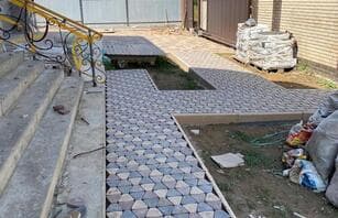 Римский брук Веерная укладка