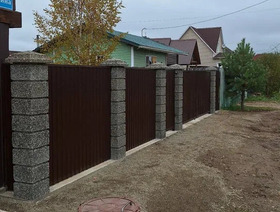 Блок серо-черный
